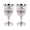 2, variant on 2 Piece Metal Engraved Wine Drinking Cups Rose Flower Chalice Goblet Shot Glasses For Cocktails and Parties Decors Gift