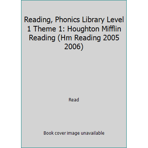 Pre-Owned Reading, Phonics Library Level 1 Theme 1: Houghton Mifflin Reading (Hm Reading 2005 2006) (Paperback) 0618387099 9780618387090
