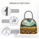 thumbnail image 4 of Balery Field Style Bicycle Young Sunflower Bolsa de Almuerzo para Mujeres, Caja de Almuerzo, Bolsa de Almuerzo Pequeña Impermeable, Tote de Almuerzo Reutilizable con Gran Capacidad, 4 of 6