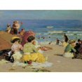 thumbnail image 3 of Potthast, Edward Henry 14x12 Black Modern Framed Museum Art Print Titled - A Family Outing, 3 of 5