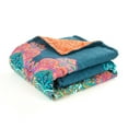 thumbnail image 6 of Lush Decor Boho Chic Throw Turquoise/Navy Single 50X60, 6 of 6