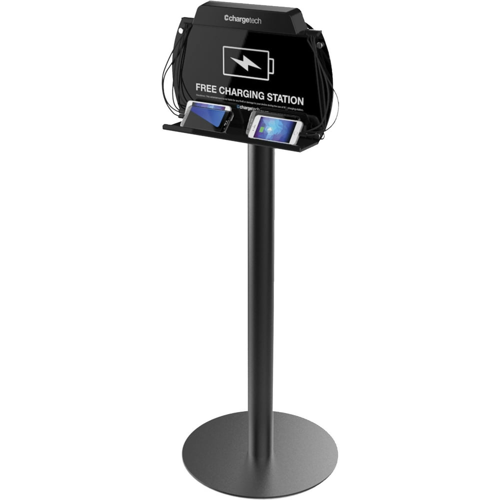 ChargeTech, CRGCT300024, Floor Stand Charging Station, 1, Black