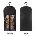 thumbnail image 2 of 12 Piezas Soporte para Extensiones Cabello Almacenamiento Pelucas Múltiples Soportes para Pelucas Bolsas Pelucas Almacenamiento con Colgador Almacenamiento Extensiones Cabello, 2 of 5