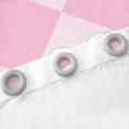 thumbnail image 4 of Kawaii Bowknot 30%-50% Blackout Curtains 42"Wx84"L Fantasy Princess Window Curtains Teen,Pink Girly Plaid Curtains & Drapes Cute Bow Checkered Window Treatments 2 Panels, 4 of 5