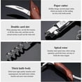 thumbnail image 5 of Bottle Opener Wine Opener with Foil Cutter, Stainless Steel Wood Handle Classic All in one, 5 of 5