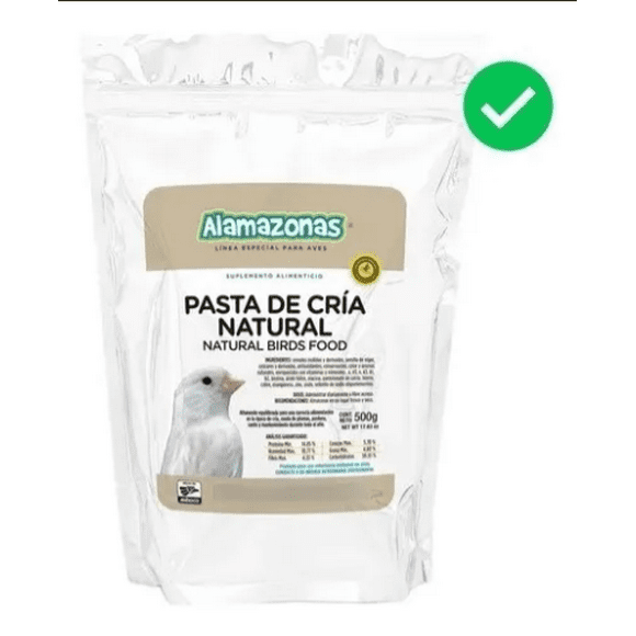 Pasta de Cria Natural Alamazonas 500g