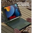 thumbnail image 7 of Dexnor for iPad 9th Generation Case with Keyboard Floating Cantilever Magnetic Stand Multi-touch Trackpad Backlit Pencil Holder Magic Style Keyboard Case for iPad 9th/8th/7th Gen 10.2 inch, Green, 7 of 7