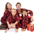 thumbnail image 2 of Angelina Christmas Matching Women's Men's Kids' Family Flannel Notch Collar Pajama Set (SOLD SEPARATELY), 2 of 6
