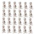 thumbnail image 4 of Belt Screws, Copper Rivets Glossy Appearance  For Crafting Projects Silver, 4 of 8