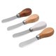 thumbnail image 3 of Cuchillo de mantequilla de acero inoxidable con mango de madera, cuchillo para queso, espátula para mermelada, cuchillo para queso doméstico, 3 of 5