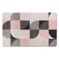 Unleash Your Inner Bohemian: Non-Slip, Soft, Ultra-Thin Boho Rug (20x32 inch) - Washable & Perfect for Bedroom, Office, Dorm, Classroom, Bathroom, Living Room