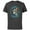 Charcoal, variant on Disney Donald Duck Sportsman Father's Day - Short Sleeve Cotton T-Shirt for Adults - Customized-White