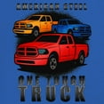 thumbnail image 3 of American Steel Tough Truck Women's V-Neck T-shirt Offroad Pickup 4x4 USA Power, 3 of 7