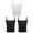 Black&Black&White, variant on Alvivi 3 Pcs Kids Girls Camisole Spaghetti Strap Racerback Crop Tank Top Dance Workout Athletic Vest Black&Red&Pink 8-10