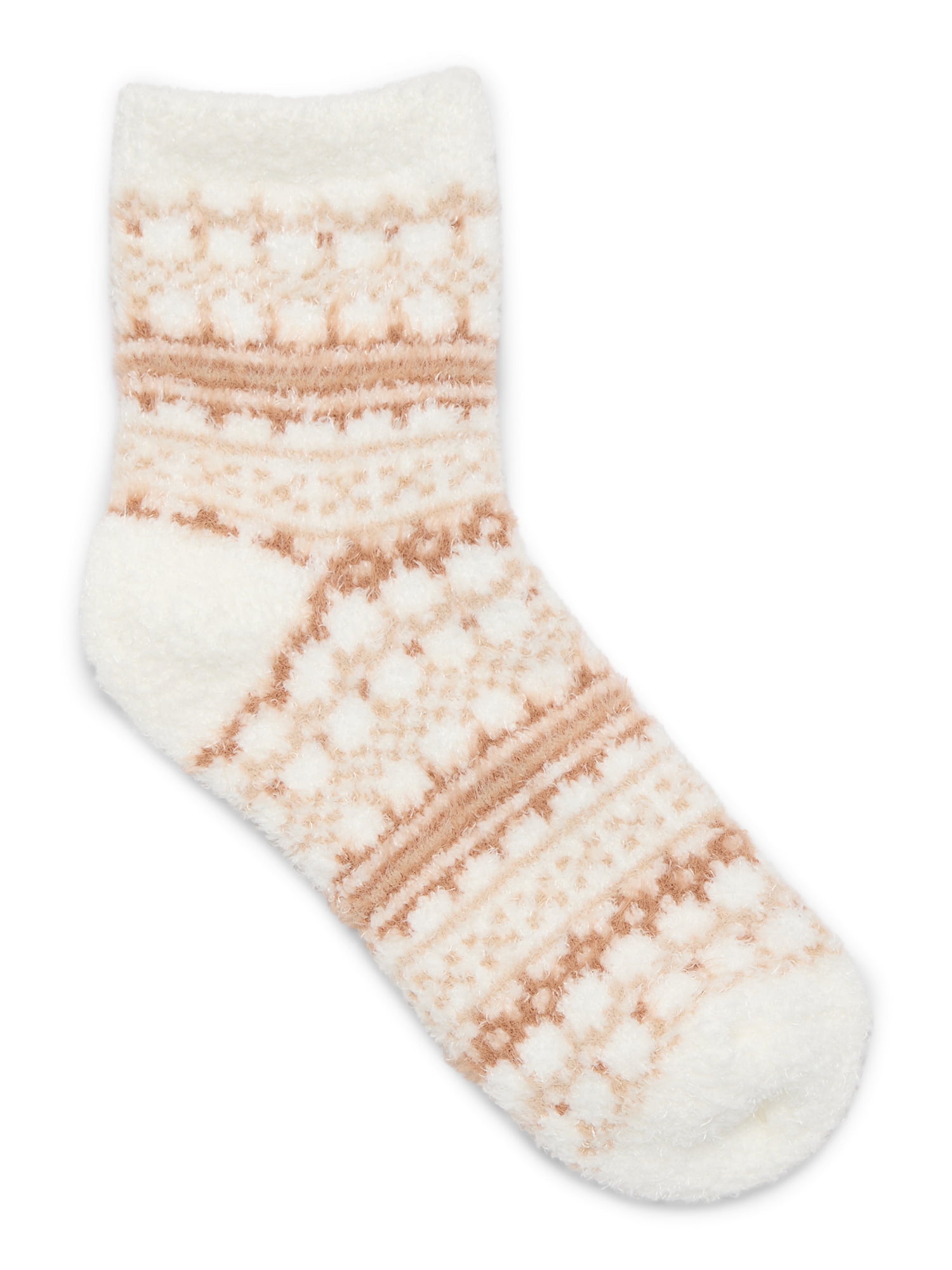 No Boundaries Cozy Socks, 2-Pack, Women's, Sizes 4-10