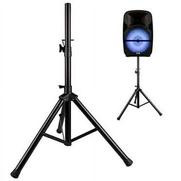 Skywin Tripod Speaker Stands for Large Speakers - Speaker on Stand with Height Adjustment, DJ Speaker Stands (Black)