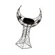 thumbnail image 5 of Candelabro de torre en forma de media luna para decoración de bodas y salas de estar. negro, 5 of 9