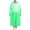 Green, variant on Outdoor Weatherwear for All Seasons – Loose Fit Poncho Style for Outdoor Activities and Events White,One Size