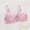 Pink PK75B, variant on Bras Women Womens Underwear Gathered No Underwire Bras Solid Color Thin Brassiere Loose Casual Wear Gray 75B