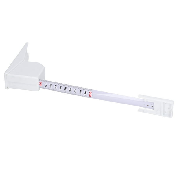 Regla de crecimiento, medidor de altura de 200 cm, medidor de altura montado en la pared, cinta métrica retráctil, multifuncional
