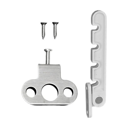 

Casement Stay Locks Latch Metal Window Stopper Casement Security Lock Window Sash Limiter Sliding Window Limiter Accessories Easy to Install Short Hook White