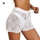 thumbnail image 4 of Pantalones cortos de playa Minnieouse para mujeres y niñas color Blanco, 4 of 6