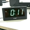 thumbnail image 5 of 2'' Digital LED Clock Color Display with Backup Battery EU Plug Green, 5 of 8