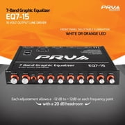 PRV Audio EQ7-15 7 Band Eq 15volt Rca 6 Ch