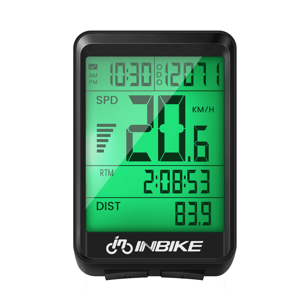 AORUNZHI Bicycle Computer Bicycle Speedometer Wireless Waterproof Stopwatch Odometer LCD Backlight Bicycle Accessories
