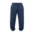thumbnail image 4 of Mifsaly Mens Joggers Relaxed Fit Sweatpants Baggy Comfortable Elastic Waist Athletic Track Pants for Gym Workout Running and Casual Lounge Navy,XXL, 4 of 6