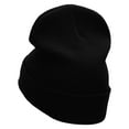 thumbnail image 2 of Born 2 Skate Embroidered 12 Inch Long Knitted Beanie - Black OSFM, 2 of 5