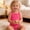 Hot Pink, variant on Infant Newborn Baby Girls Romper Summer Sleeveless Breathable Bodysuit Girls Comfy Jumpsuit Watermelon Red Size 1-3Months