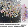 thumbnail image 2 of Nail Art Crystal Flower Shining Rhinestone Pearl Nail Sequin Rhinestone Manicure Decoration, 2 of 9