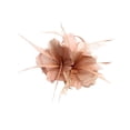 thumbnail image 4 of TISHITA Vintage Feather Fascinator 1920s Great Hair Clips Pink, 4 of 5