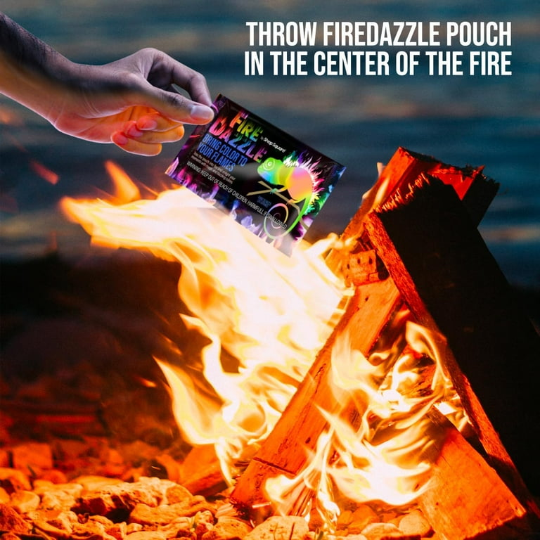 Shop Square Fire Dazzle Fire Color Flame Packets for Campfire