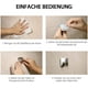 thumbnail image 5 of Laklulu Auxmir Ganchos para Toallas, 5 Unidades, Toalleros, Ganchos de Pared, Ganchos Autoadhesivos de Acero Inoxidable, sin Taladrar, Inoxidables, Ideales para baño, WC, Cocina, Oficina, Plata, 5 of 8