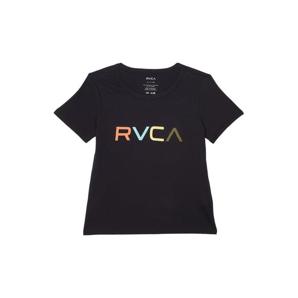 RVCA Big Slim Crew Tee Black LG (US Women's 12)