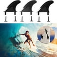 thumbnail image 2 of Xingzhi 3Pcs Soft Surfboards Fin Surf Sets Tail Paddle Board Mounting Kit Accessories Rudder Durable Practical Beginner, 2 of 6