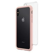 Mod NX Modular Case with Frame, Button, Rim, Clear Back Plate for iPhone XS Max, Blush Pink