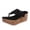 Black, variant on Modisza Platform Sandals for Women Slip on Thong Arch Support Beach Slides Comfortable Cork Footbed Outdoor Wedge Flip Flops Black 6.5