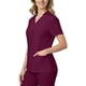 thumbnail image 4 of Conjuntos Cortos para Mujeres Cuello en V Manga Corta Cómoda Transpirable Salón Superiores Y Inferiores Ropa de Salón Casual 2 Piezas, 4 of 8