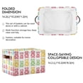 thumbnail image 2 of Yayeee Canvas Storage Basket with Handles for Shelves Fabric Bins Closet Organizer, Gummy Bear Pattern, 2 of 8