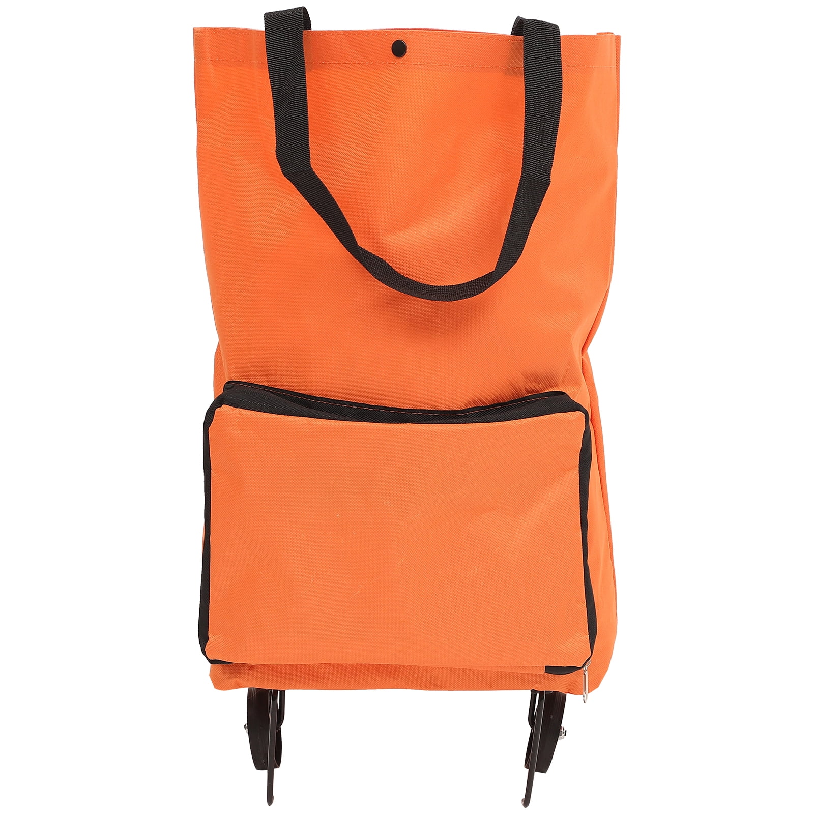 Collapsible Trolley Bags Folding Shopping Bag with Wheels Foldable