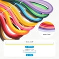 thumbnail image 2 of Uxcell Paper Quilling Kit, 15.4 Inch 7mm 26 Colors 260 Paper Quilling Strips with Blue Pen for Beginners, Multi-colored, 2 of 6