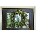 thumbnail image 6 of Nearly Natural 20" Olive Artificial Wreath, Green, 6 of 6