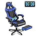 thumbnail image 3 of Soontrans Gaming Chair with Footrest,Gaming Computer Chair, Office Gaming Chair Ergonomic Gamer Chair with Height Adjustment,Headrest and Lumbar Support Gamer Chair(Storm Blue), 3 of 4