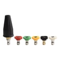 thumbnail image 5 of 3600PSI Turbo Nozzle for Pressure Washer Rotating Nozzle and 5 Tips 1/4\ Quick, 5 of 12