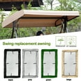 thumbnail image 2 of MISSMILE 75' x 47' x 7' Beige Outdoor Universal Patio Swing Canopy Cover,Waterproof, 2 of 7