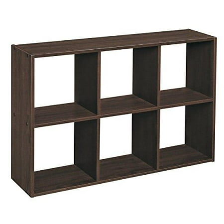 ClosetMaid 1582 Cubeicals Mini 6 Cube Organizer, Espresso
