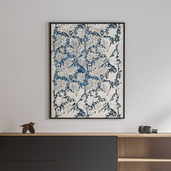 Wallflower Pattern - 1890 | William Morris | Premium Fine Art Print | 19th Century British | Arts and Crafts | Botanical | Plant Art | Nature art